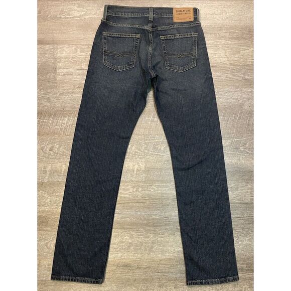 Levis Signature S51 Straight Mens Blue Denim Jeans 29 x 32 New - Picture 10 of 14
